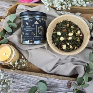 SENCHA TRUSKAWKA-LICZI herbata zielona 65g